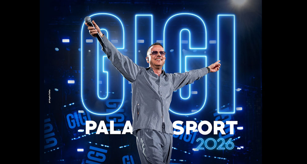Bari<br>15 aprile Palaflorio<br>Gigi D’Alessio Palasport tour 2026